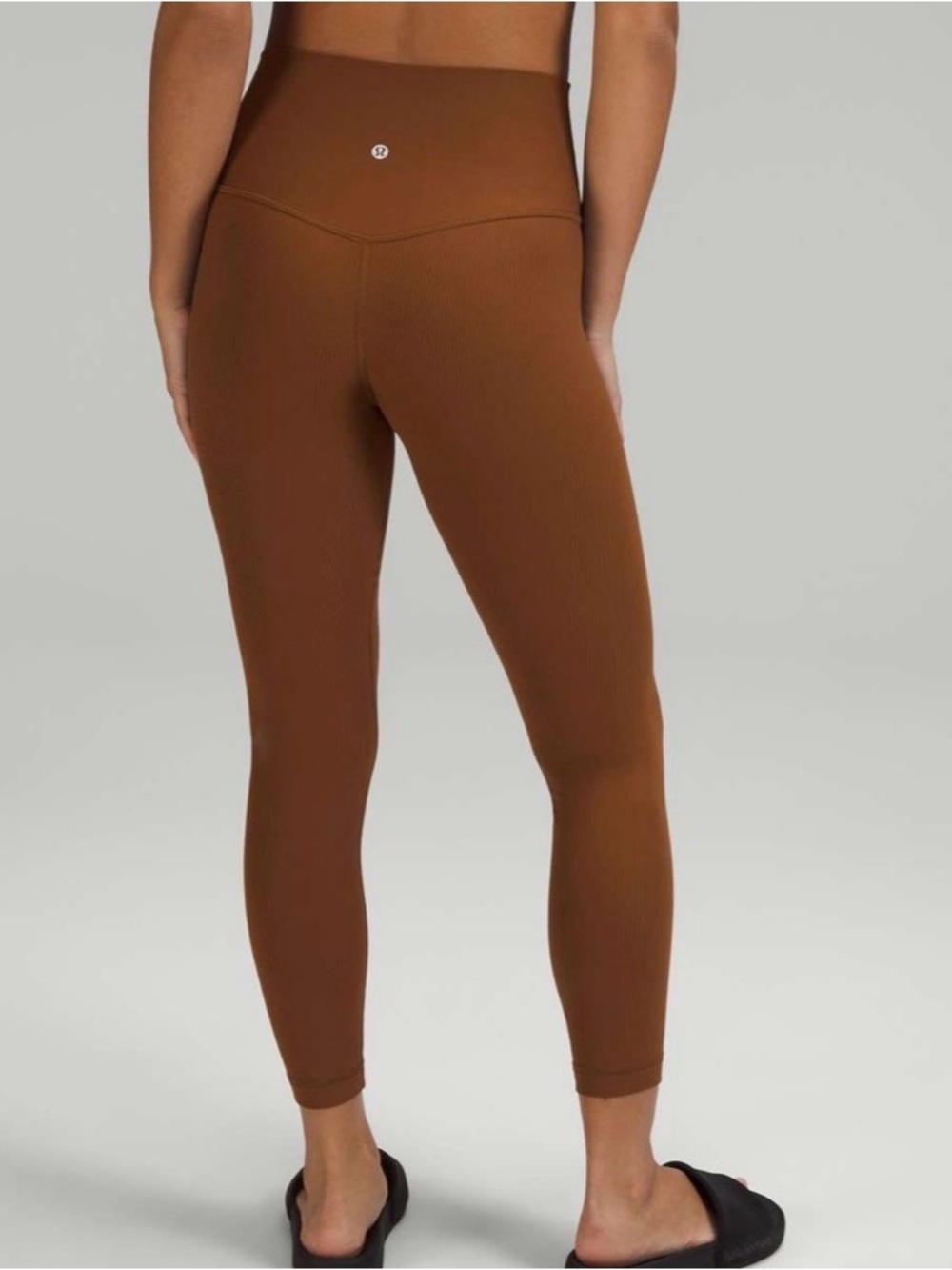 Lululemon Align Ribbed High-Rise Pant 25" in Roasted Brown